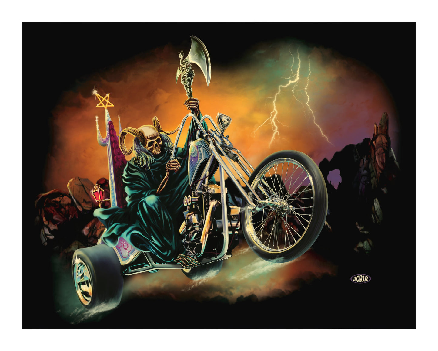"BUILT TO KILL" SIGNED PRINT