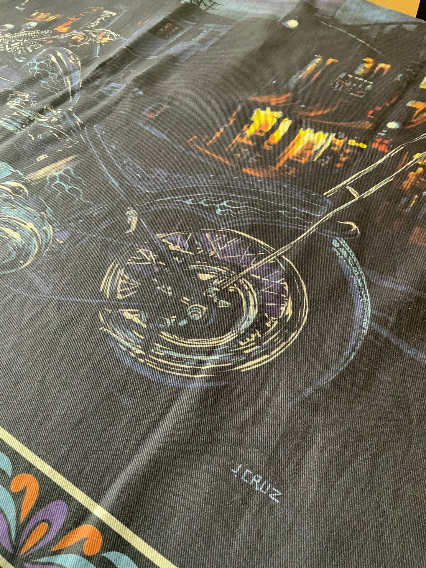 "BOULEVARD NIGHTS" LARGE TAPESTRY