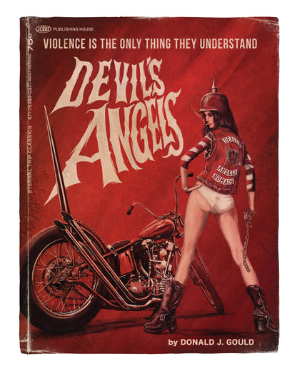 "DEVILS ANGELS" SIGNED PRINT