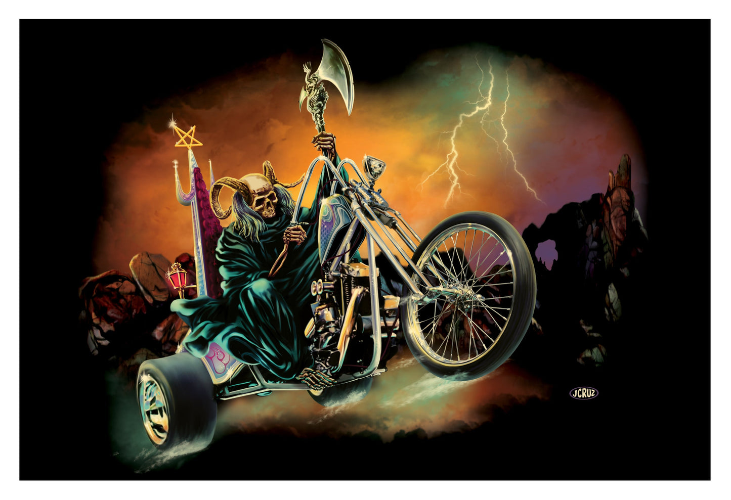 "BUILT TO KILL" SIGNED PRINT
