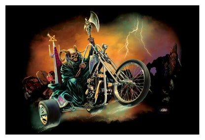"BUILT TO KILL" SIGNED PRINT