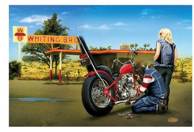 "DAVE LIVES" SIGNED PRINT